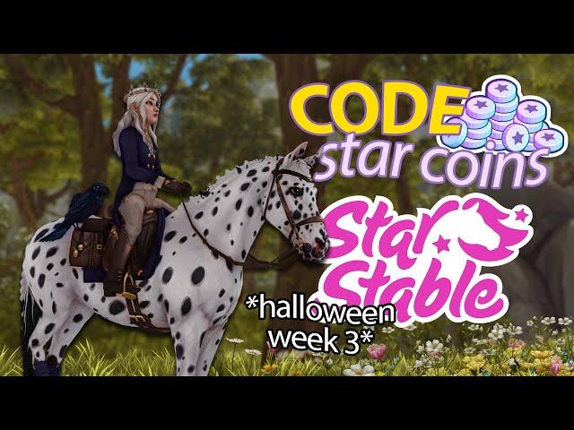 STAR COINS CODE PROMO, sorcière et chasses  | Star Stable - SSO