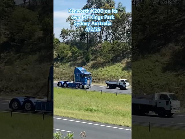 Kenworth K200 Truck at M7 Kings Park Sydney Australia 4/2/25 #shorts #trucks #sydney #australia