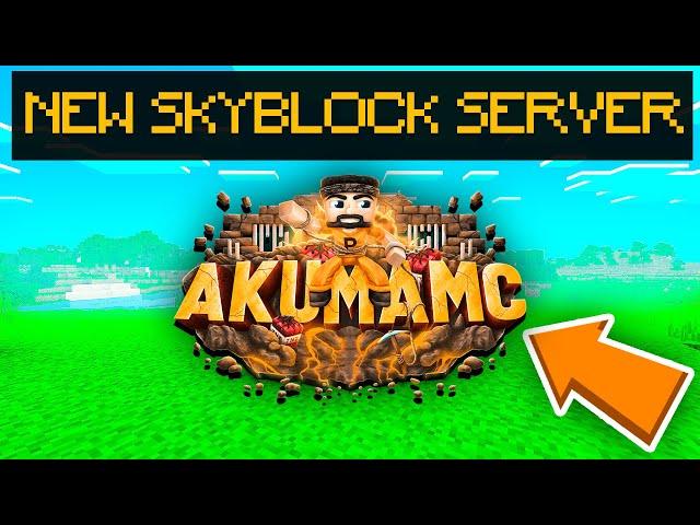 TOP #1 NEW MINECRAFT SKYBLOCK SERVER IN 2024! | 1.8+ (BEDROCK/JAVA)