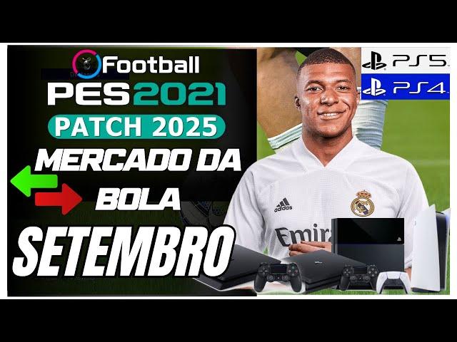  PES 2021 PATCH 2025 PS4 & PS5 COM FACES EM TODOS JOGADORES, NOVA NARRAÇÃO & MUITO MAIS... #pes2021