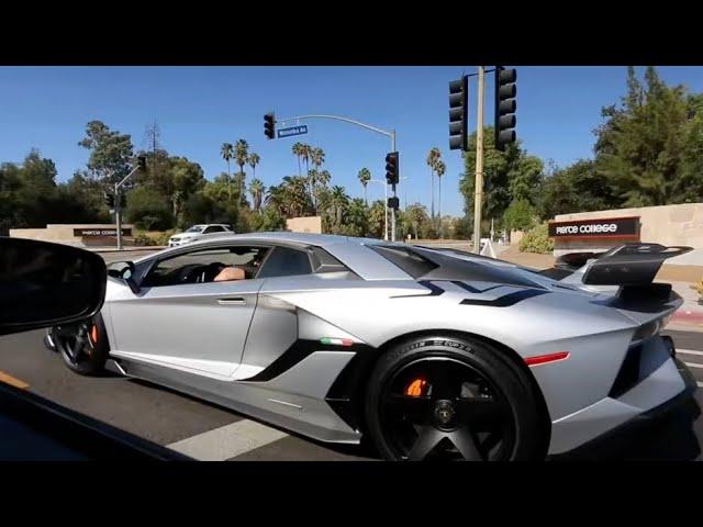 TWIN TURBO LAMBORGHINI AVENTADOR SVJ WITH GINTANI F1 EXHAUST