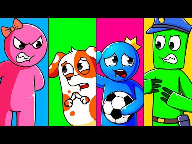 RAINBOW FRIENDS, But BLUE n HOO DOO KICK THE BALL into THE STREET?! | Rainbow Friends 3 Animation