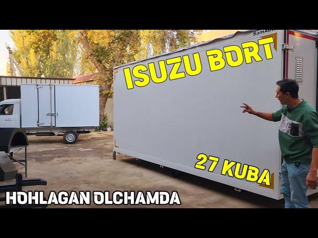 ISUZU BORT YASASH HOHLAGAN OLCHAMDA YASAB BERILADI