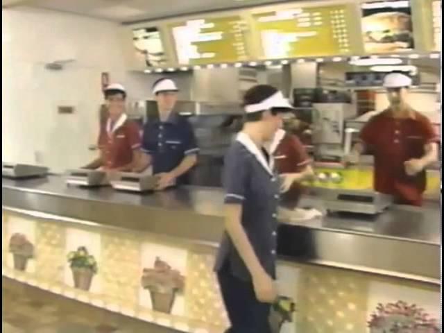 McDonalds "Clean it" training video featuring a fake Michael Jackson