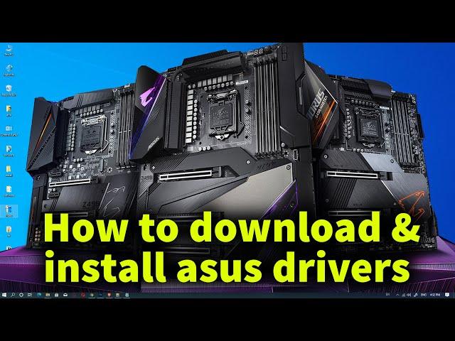 How to download and install latest ASUS audio drivers easy way