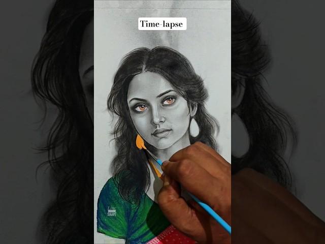 From silence and dust, a face is born 