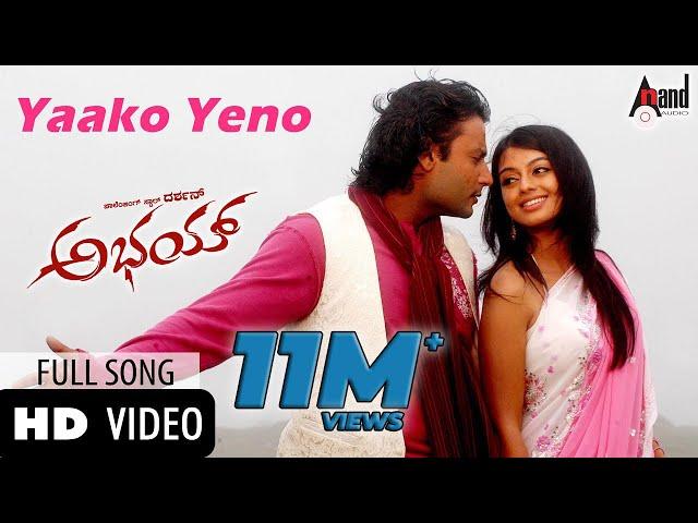 Abhay | Yaako Yeno | Sonu Nigam | Challenging Star DARSHAN | Aarthi Thakur | V.Harikrishna