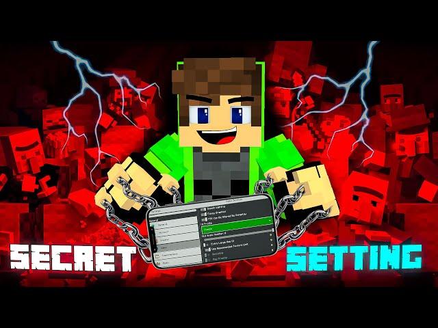 Top 3 Minecraft secret settings in mobile 2024