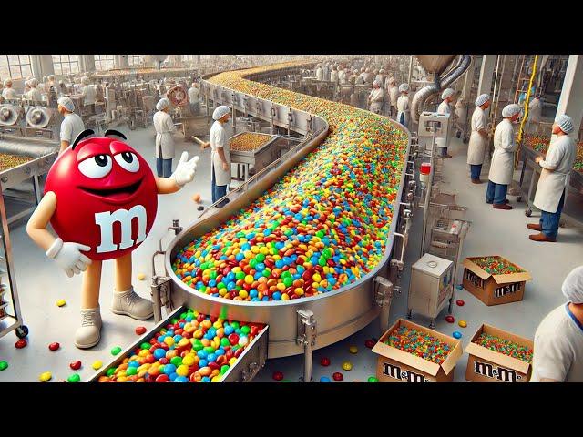 How M&Ms are Made In Factory? Largest M&Ms Factory Tour | Captain Discovery