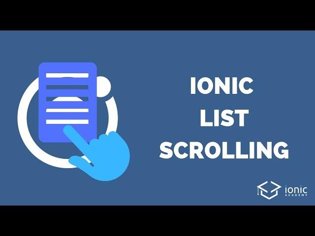 How To Scroll Ionic 4 List Manually From Code