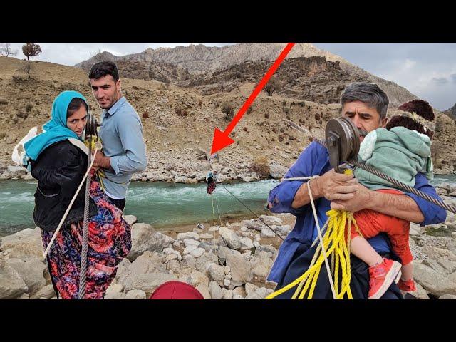 Documentary on Nomadic Migration: Khosrow and Niloufar's Efforts to Cross the River