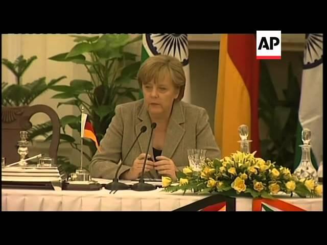 Excerpts news conference by Merkel and Singh