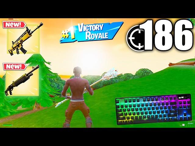 Apex Pro TKL ASMR  186 Kills Solo vs Squads  Satisfying Keyboard OG Fortnite Reload 540 FPS 4K