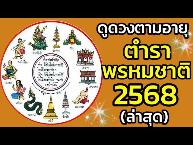 ดูดวง ตำราพรหมชาติ 2568 ดวงชะตาตกที่เรือนอะไร มีอะไรต้องระวัง? ครบทั้ง12 เรือน100% | ลุงโจ๋ โหรา