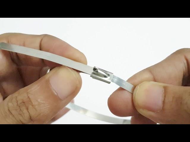 How to Open Metal Zip Tie/Cable Tie