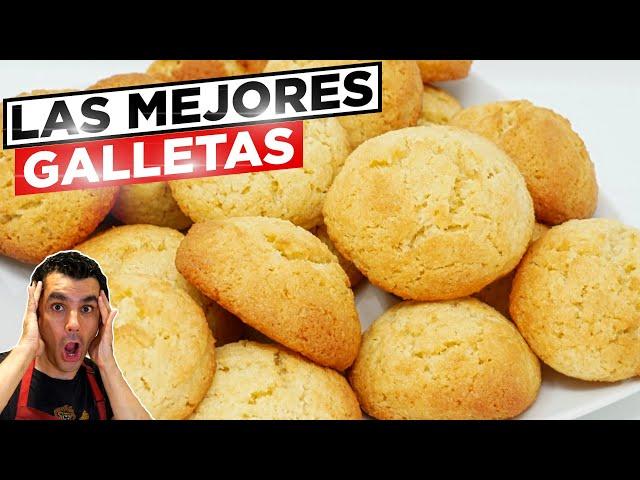 Las mejores GALLETAS de COCO caseras, En minutos fáciles y esponjosas Receta # 848