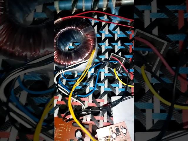 Amplifier for home with TIP3055 transistor