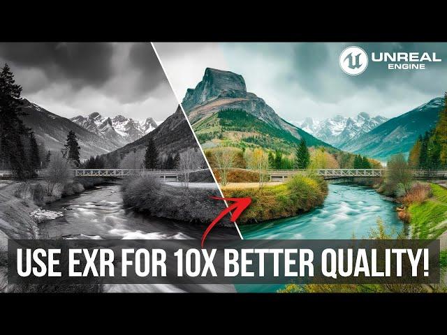 Easy Way To Use { EXR ACES } To Get Better Render In Unreal Engine 5.....