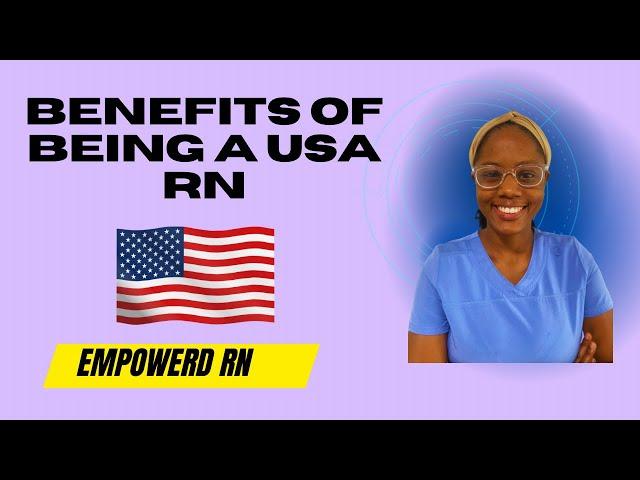 Benefits of being a US registered nurse! #nurses #nclex_rn #international #nurse #travelnursejobs