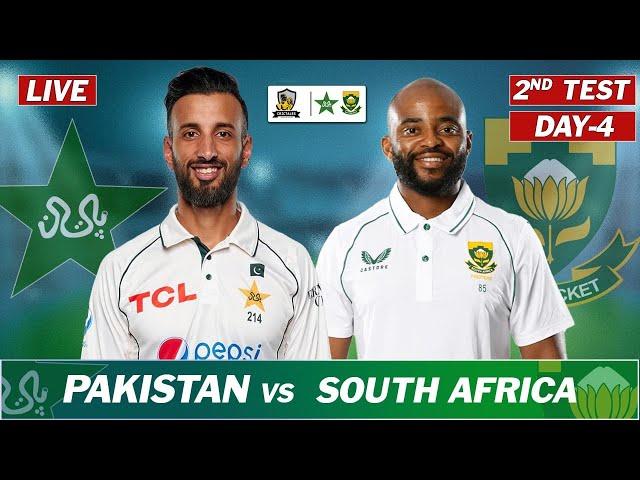 PAKISTAN vs SOUTH AFRICA 2nd TEST Match LIVE COMMENTARY, Cape Town| PAK vs SA LIVE | DAY 4 SESSION 2