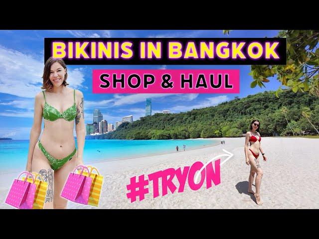 Bangkok Shopping Vlog ️ Bikini Try On Haul #shoppinginbangkok