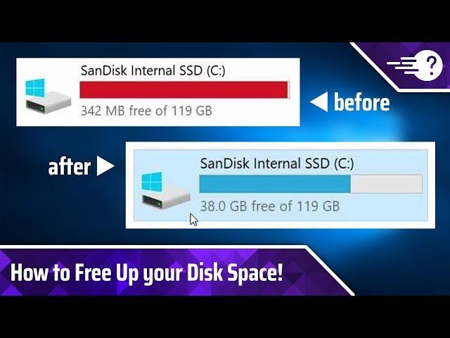 How to Free Up 30GB+ of Disk Space in Windows 10 & 11!