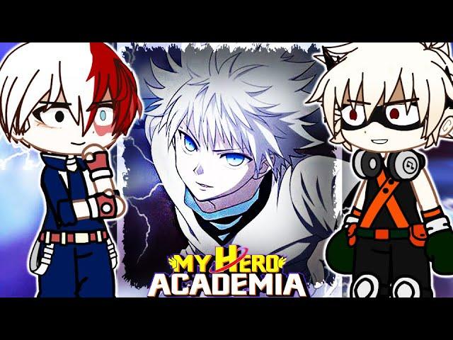 Class 1A react to Deku as Zoldyck Killua || Hunter x Hunter || Gacha React