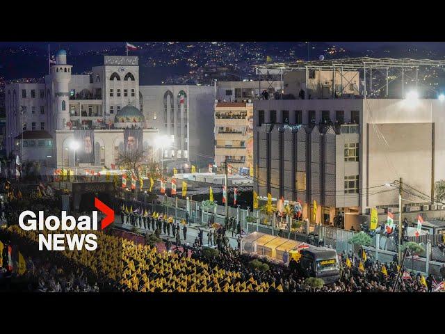 Huge crowds in Beirut, Tehran mourn Hezbollah's slain leader Nasrallah