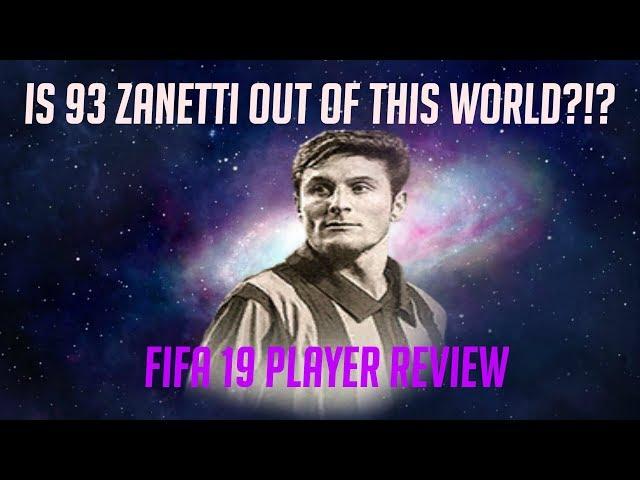 FIFA 19 - PRIME ICON MOMENTS 93 ZANETTI PLAYER REVIEW!