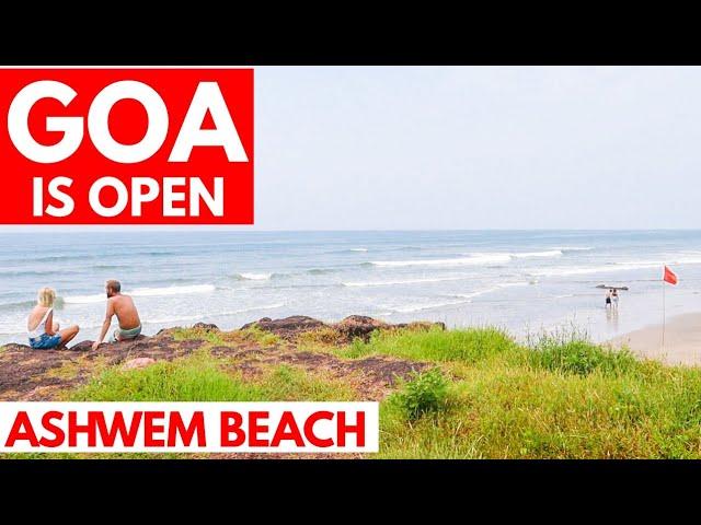 ASHWEM BEACH - OCTOBER 2020 | GOA VLOG | GOA AFTER LOCKDOWN | MANDREM ( GOA IS OPEN )