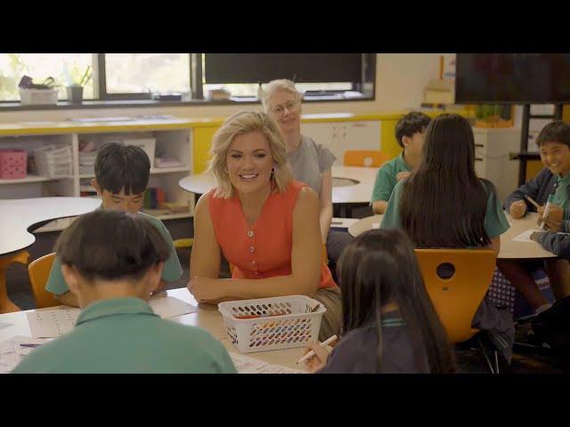 Sarah Harris Officeworks Back to School 2025