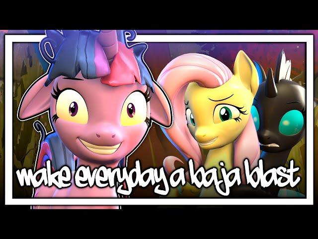 Make Everyday a Baja Blast (SFM Ponies)