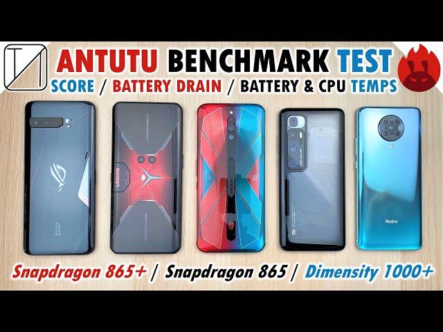 Mi 10 Ultra / RedMagic 5S / ROG 3 / Lenovo Legion Phone / K30 Ultra - AnTuTu Benchmark Comparison!