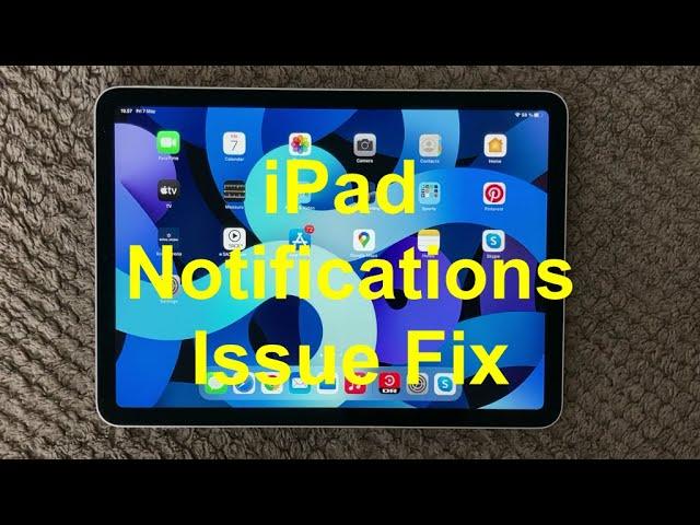 iPad And iPhone Notifications Problem Fix, How To Fix Notifications Issue on iPhone and iPad