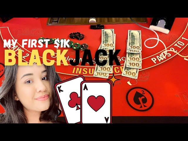  MY FIRST $1K BLACKJACK SESSION!!! - $50-$100 HANDS! DOUBLES, BLACKJACKS, AND CLOSE ONES!