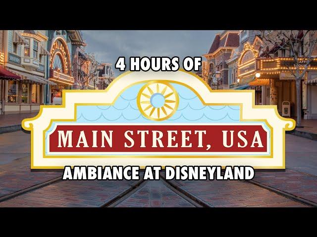 Disneyland Main Street Sounds & Ambiance | Theme Park Sound Experiences