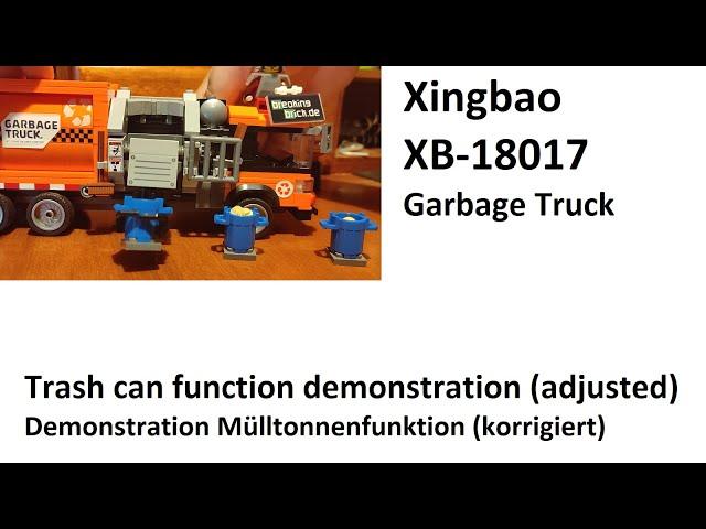 Xingbao XB-18017 update function trash can