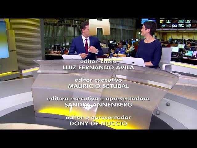 Encerramento do Jornal Hoje (16/08/2017)