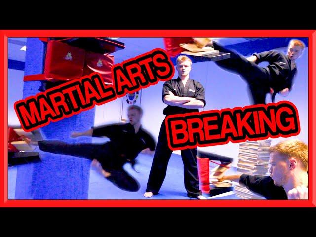 Taekwondo Breaking Session | Kicking & Hand Techniques | Ginger Ninja Trickster