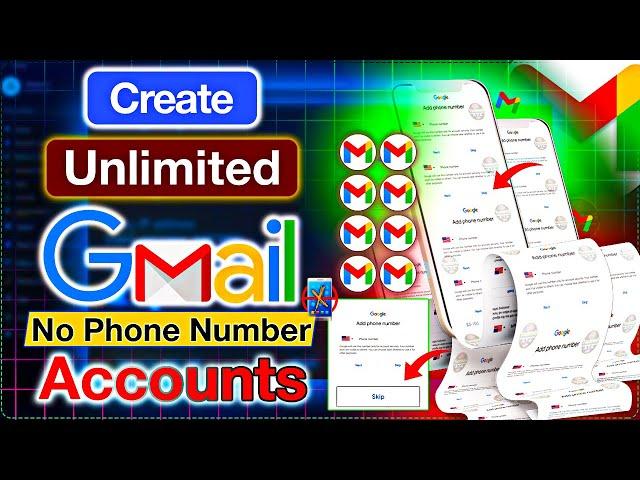 How To CREATE UNLIMITED GMAIL ACCOUNTS Without Phone NUMBER Verification! | Gmail kaise banaye