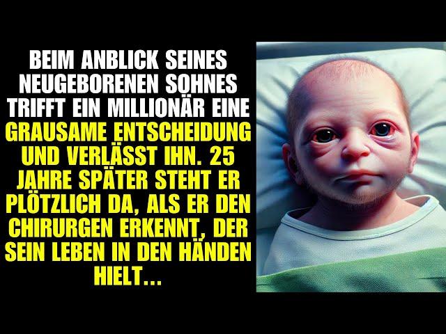 Millionär verlässt Sohn bei Geburt, erkennt ihn 25 Jahre später als Chirurgen, der sein Leben rettet