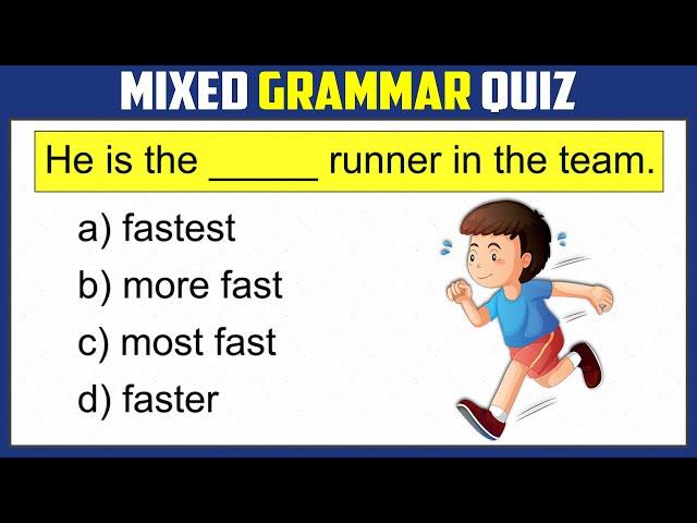 Mixed English Grammar test: Can You Score 10/10 In This Quiz? #challenge 15