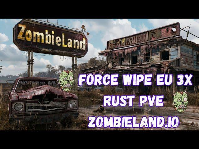 Happy New Year 2025! Let's Play Rust ZombieLand 3X EU Server ( Day 2  )