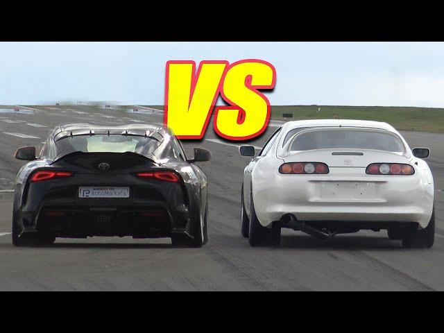 TOYOTA SUPRA MK4 vs NEW SUPRA MK5 - ACCELERATION SOUND