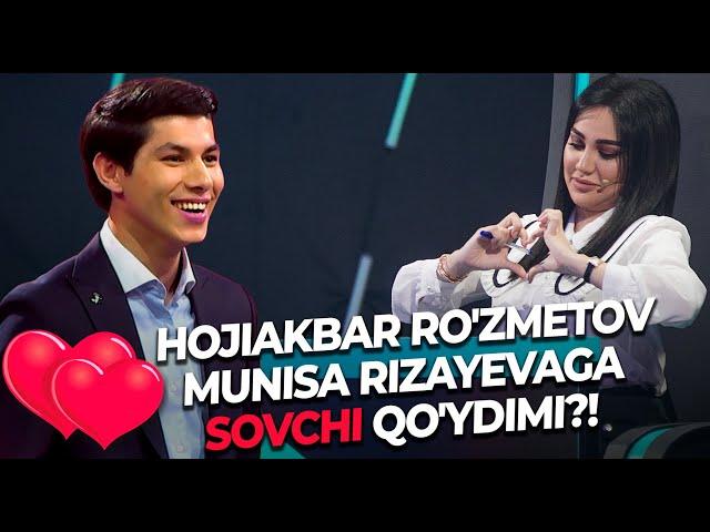 HOJIAKBAR RO'ZMETOV MUNISA RIZAYEVAGA SOVCHI QO'YDIMI?!  (EXCLUSIVE INTERVYU)