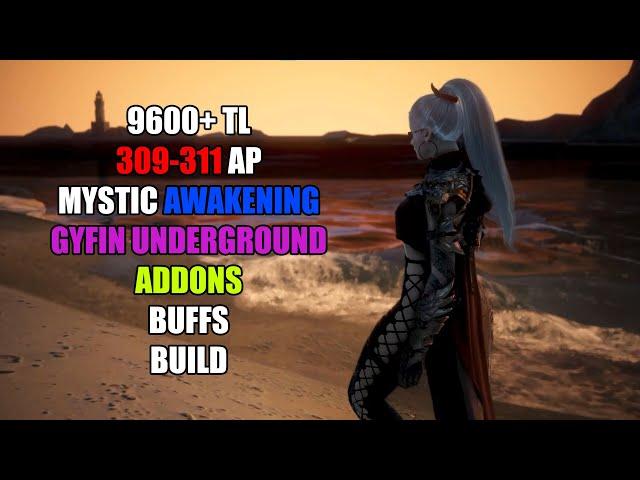 BDO Mystic Awakening - 311 AP Gyfin Underground - 9.6k+ TL/h (Lv1. Blue scroll, no agris)