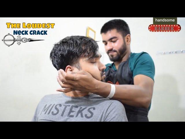 The Great Indian Head Massage By Handsome Barber Sajid Ansari | ASMR | Deep Tissue Massage