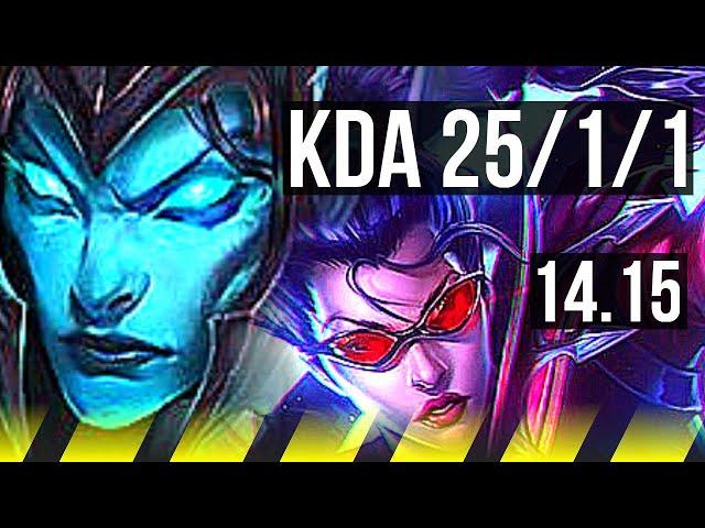 KALISTA & Thresh vs VAYNE & Tahm Kench (ADC) | 25/1/1, Legendary, 67% winrate | EUNE Master | 14.15