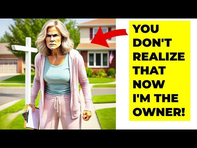 RUDE SMUG KAREN DOESN'T REALIZE I AM THE NEW OWNER! Now It's My Private Property