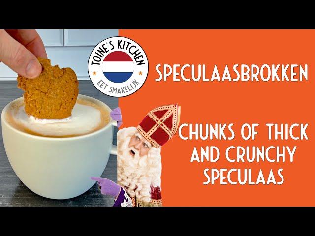 How to Make Speculaasbrokken for a Dutch Holiday Feast: Chunks of Thick And Crunchy Speculaas.